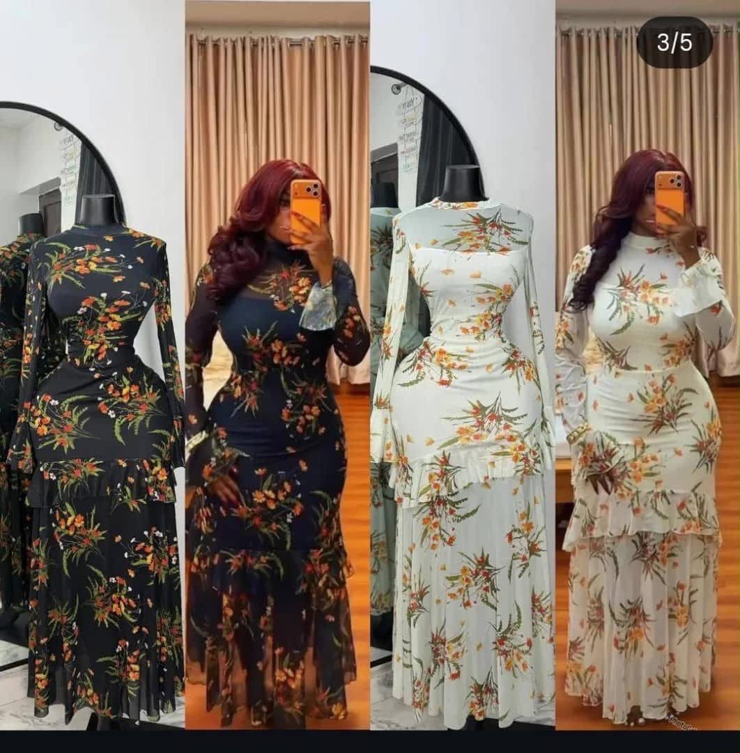 long sleeve long dress