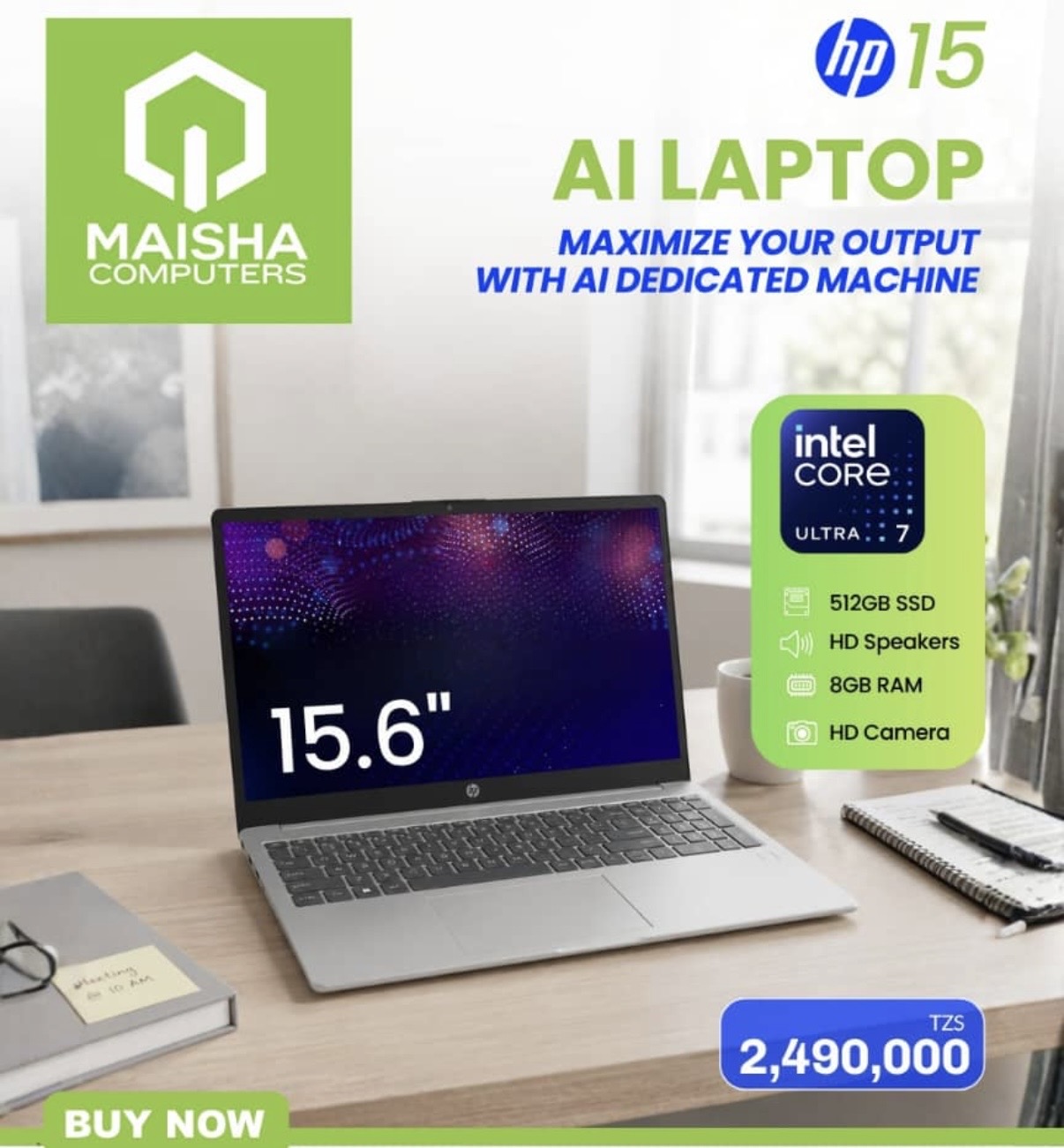 Laptop hp AI 15