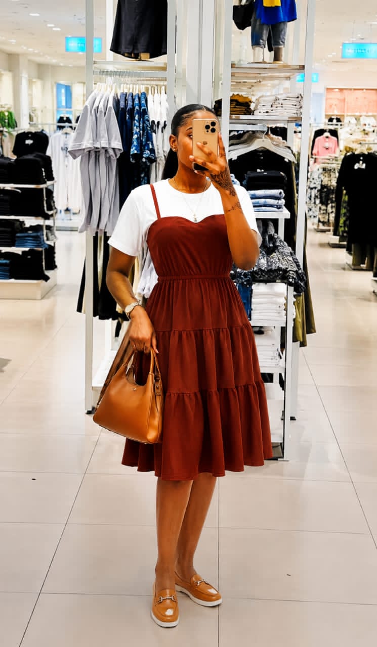 Maroon dress