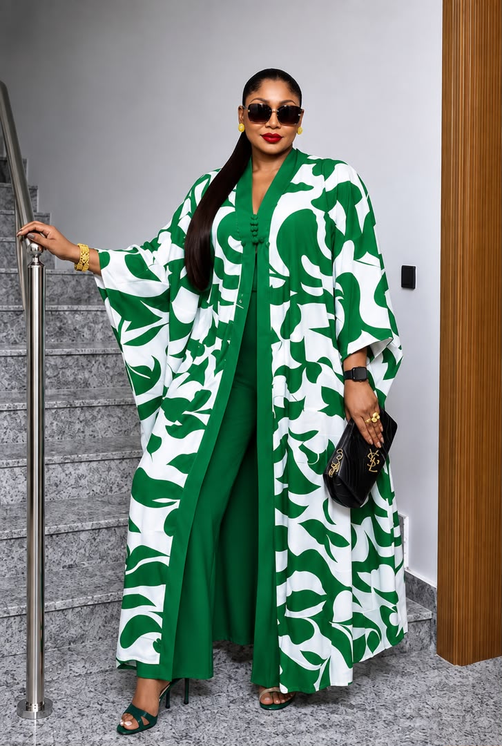Green large dress