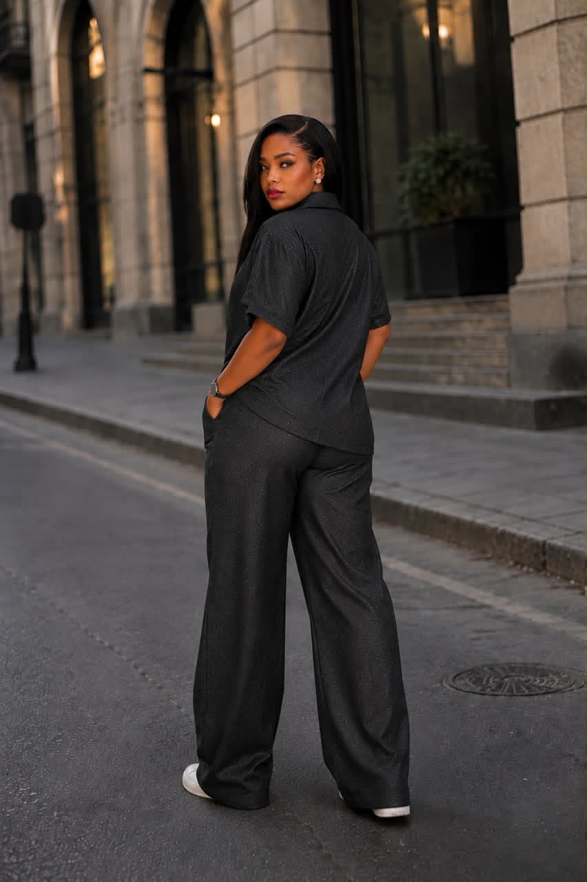 Elegant Black Jeans and top