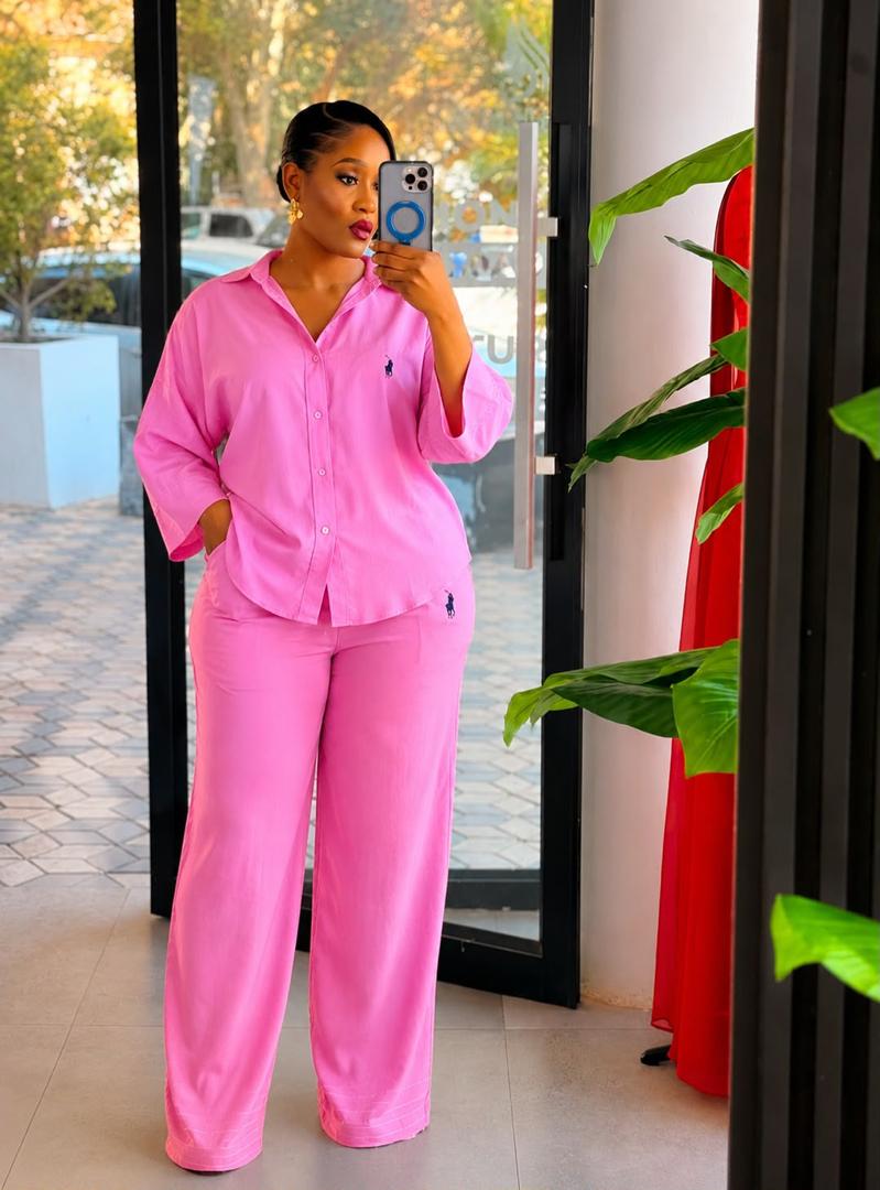 Pink Polo Fit