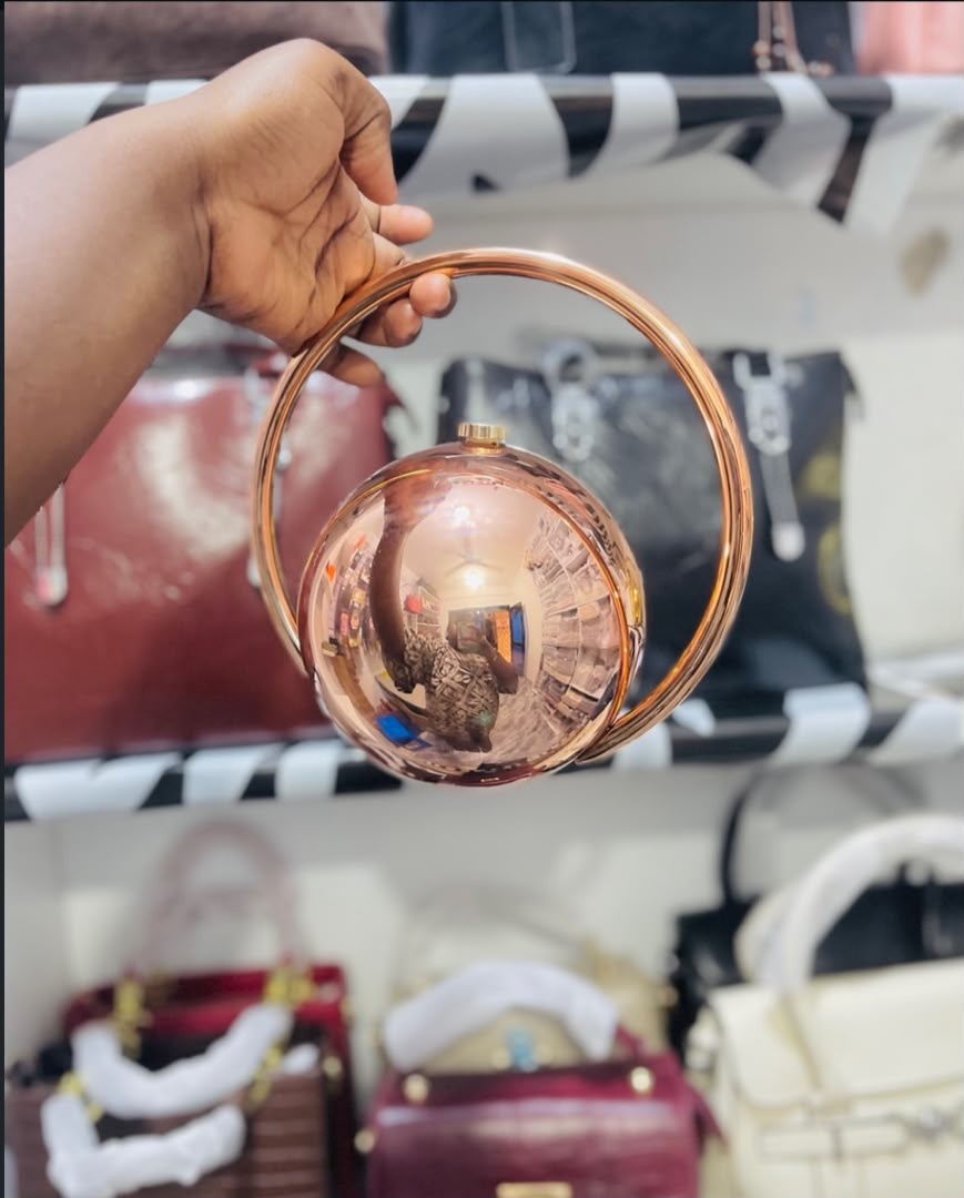 round shape handbag