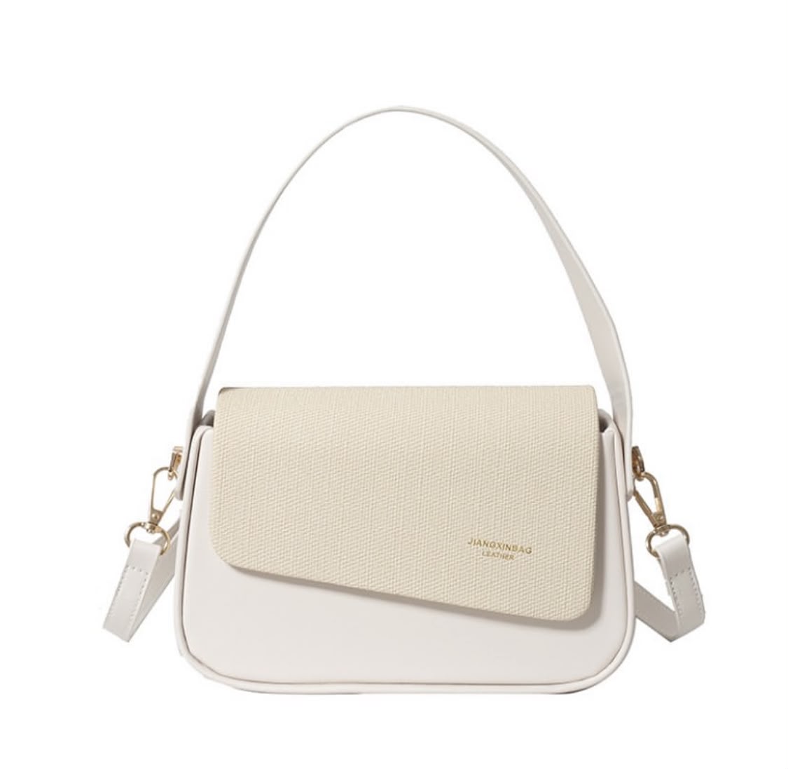 White satchel bag