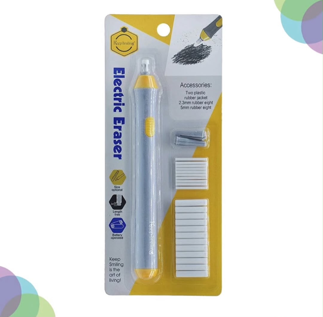 Electric eraser set