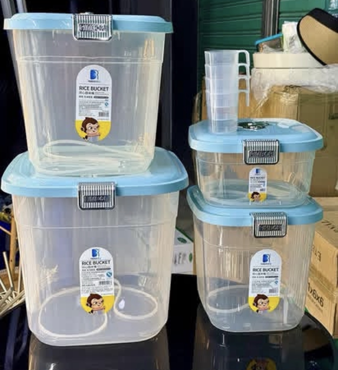 rice buckets