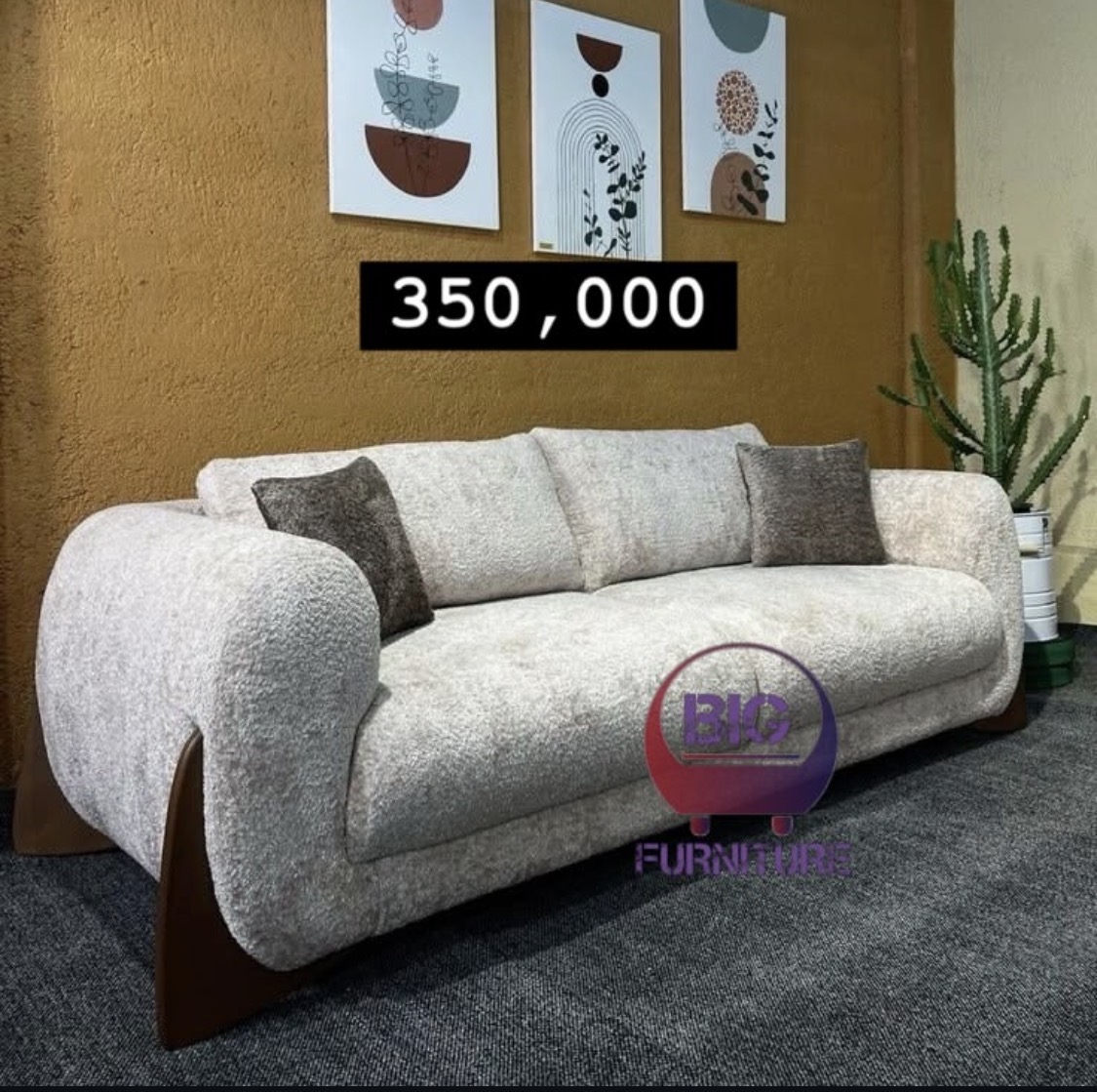 White sofa design