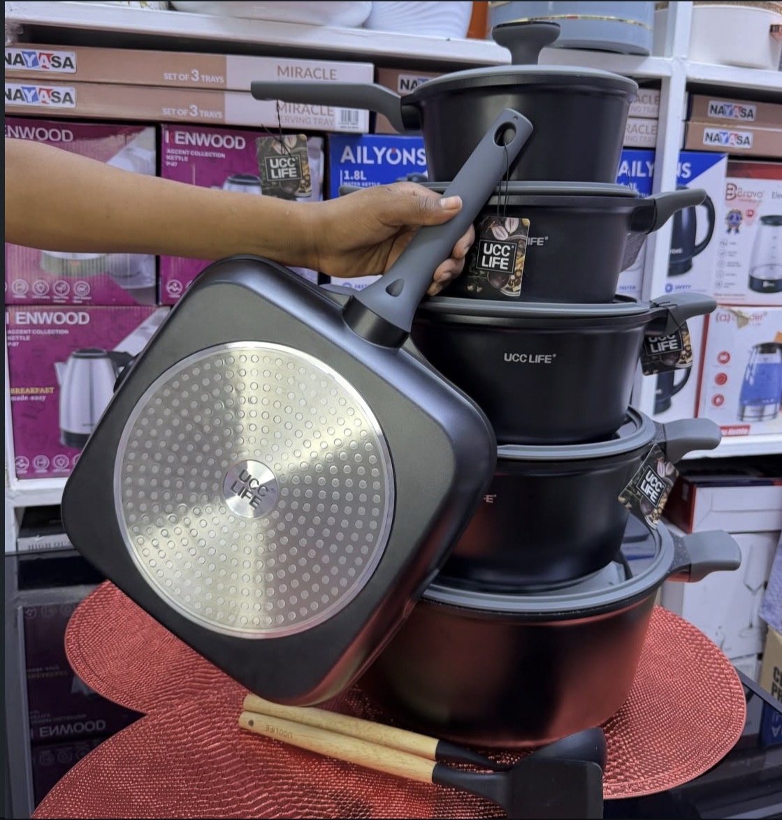 non stick cooking set