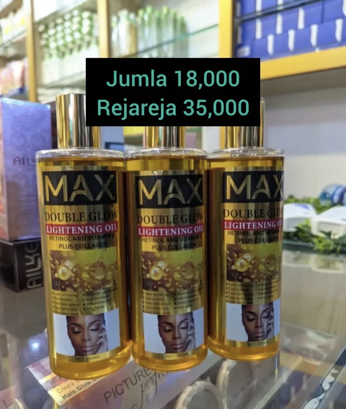 Lightening oil