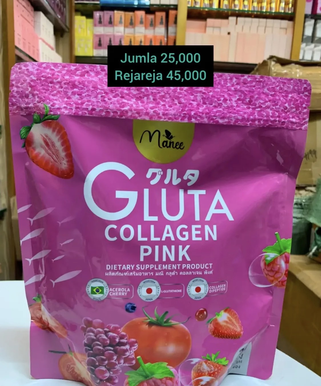 Gluta collagen pink