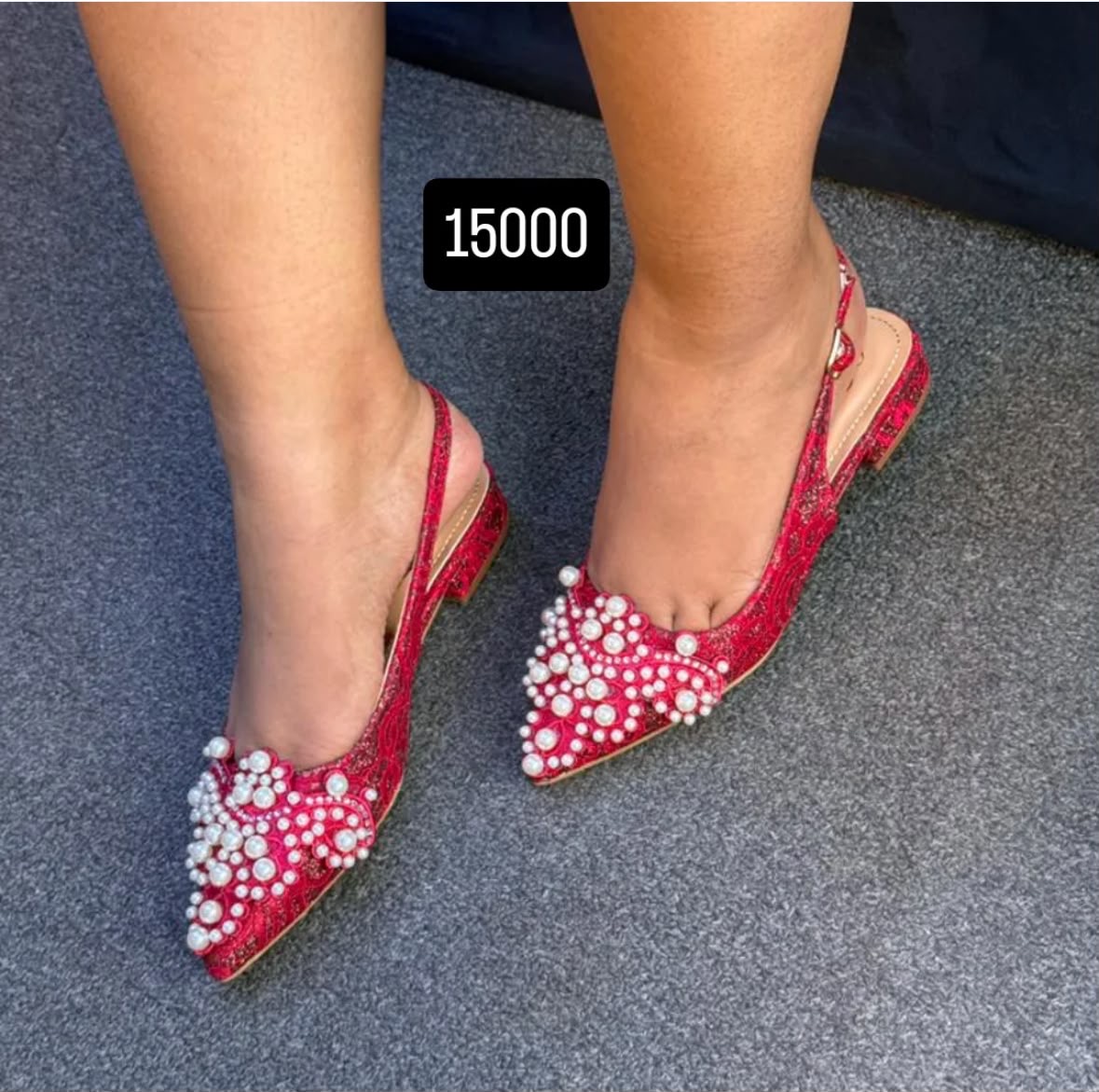 half closed low shoes