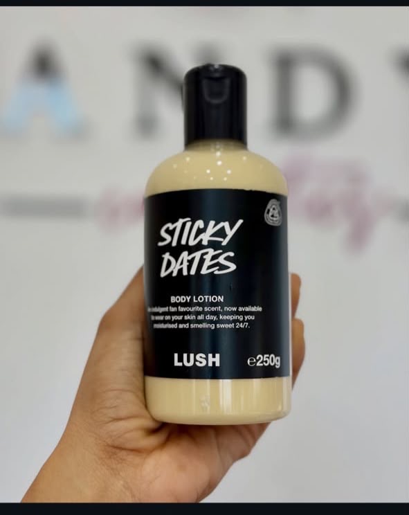 sticky dates body lotion