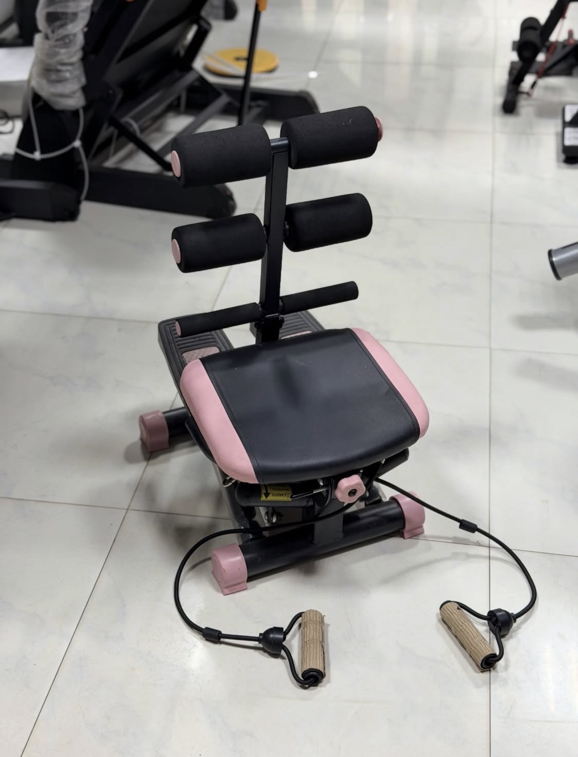 Multifunctional mini stepper and abs machine