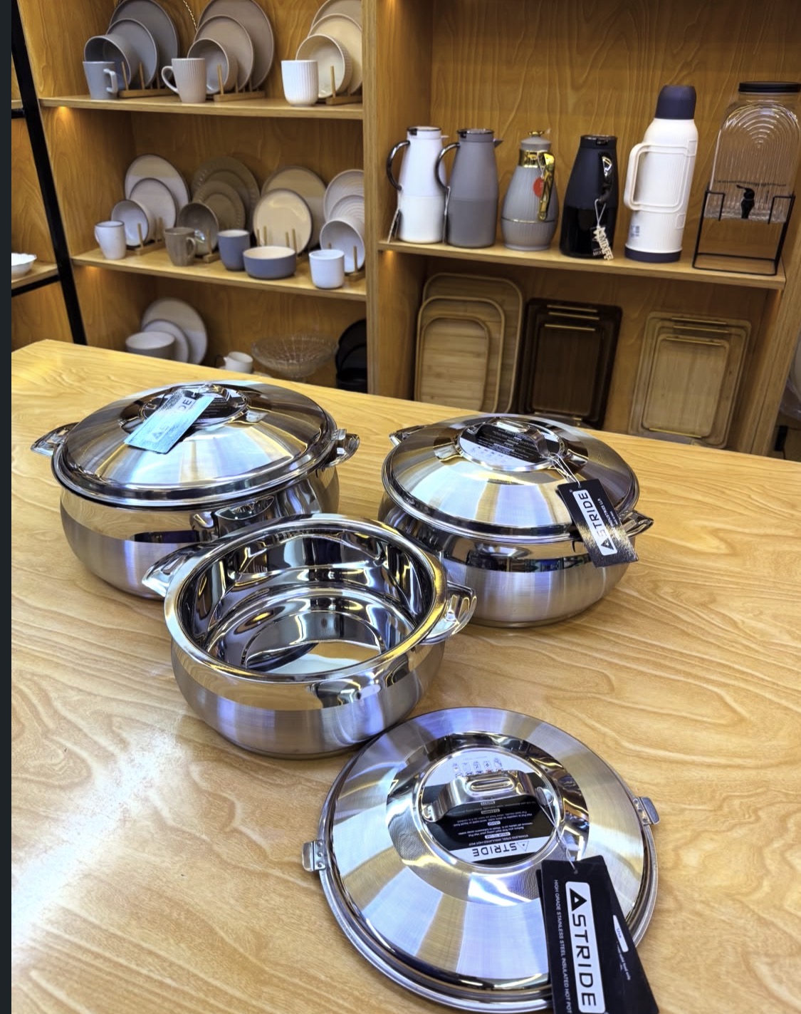Silver hot pot