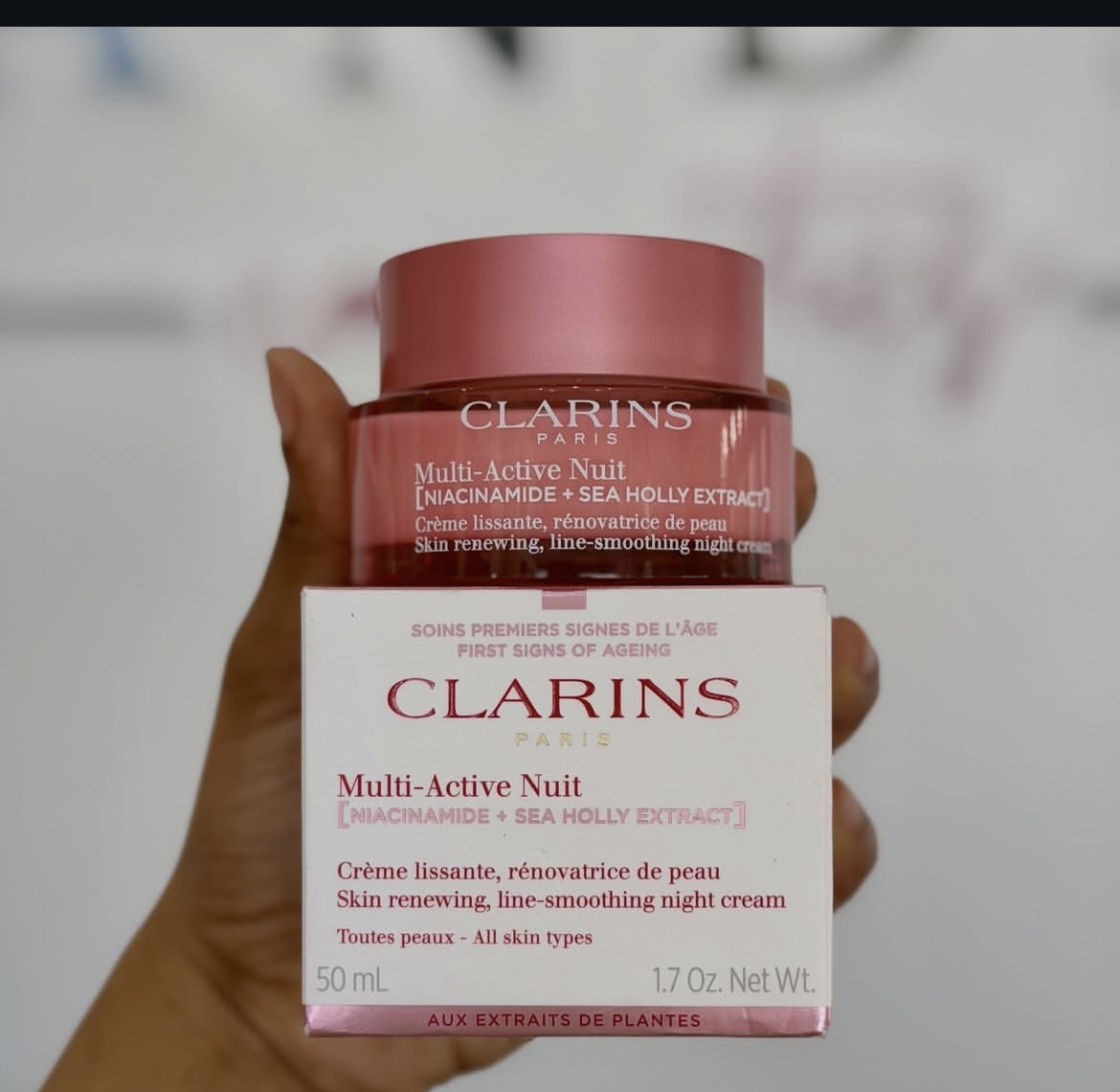 claris active nuit night cream