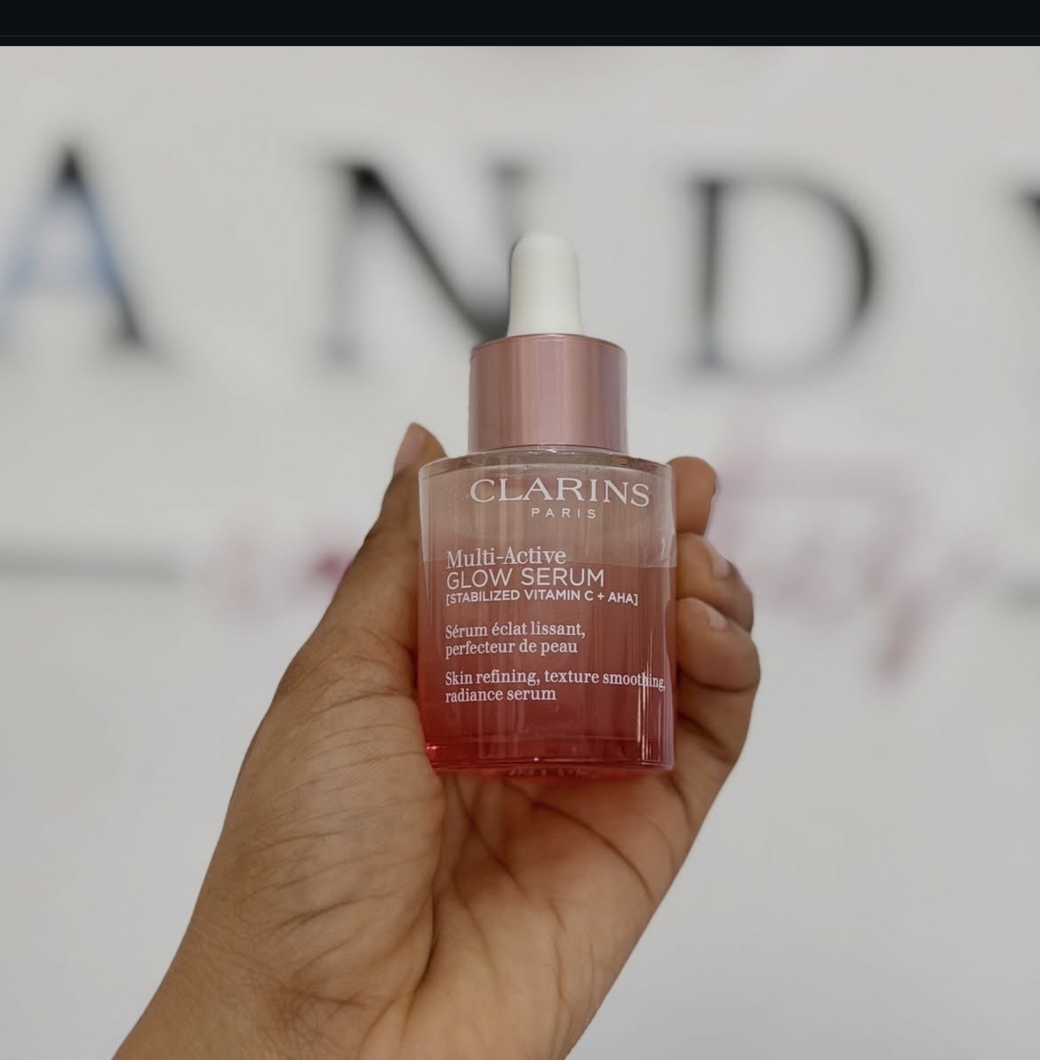 claris glow serum