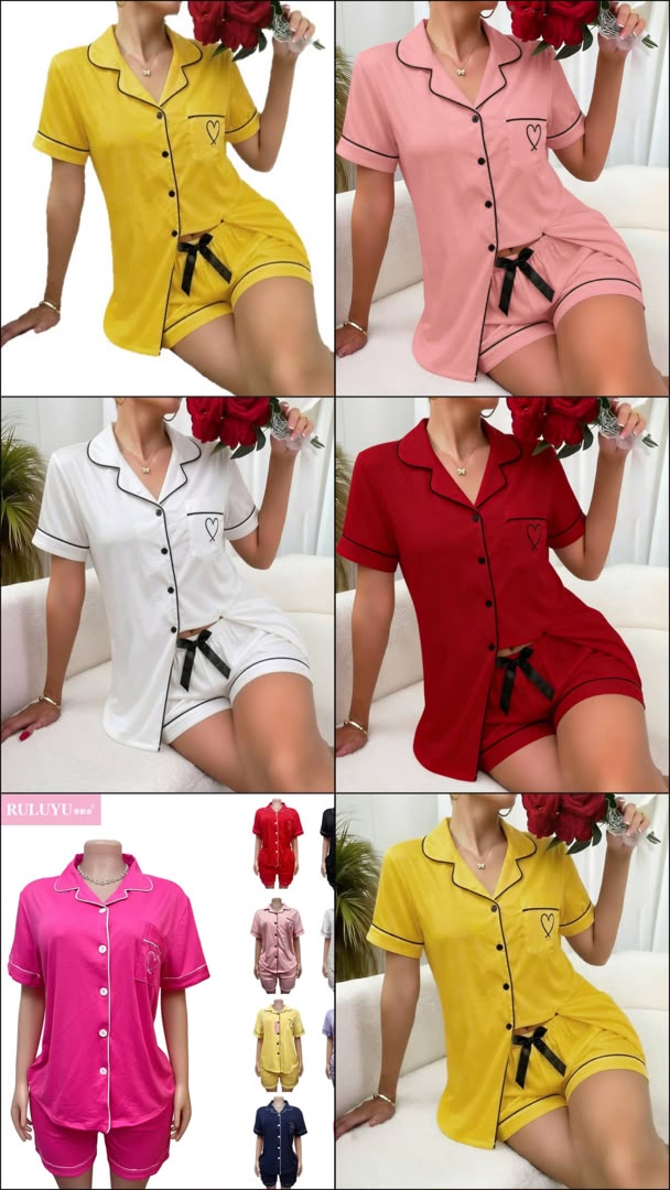 2pc short pajamas