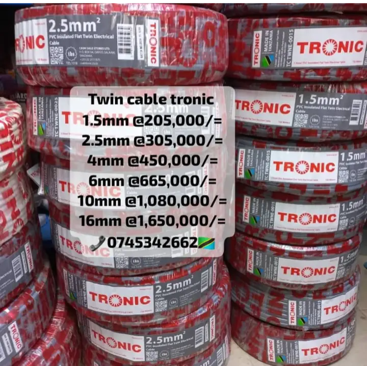 Twin cable tronic 1.5mm
