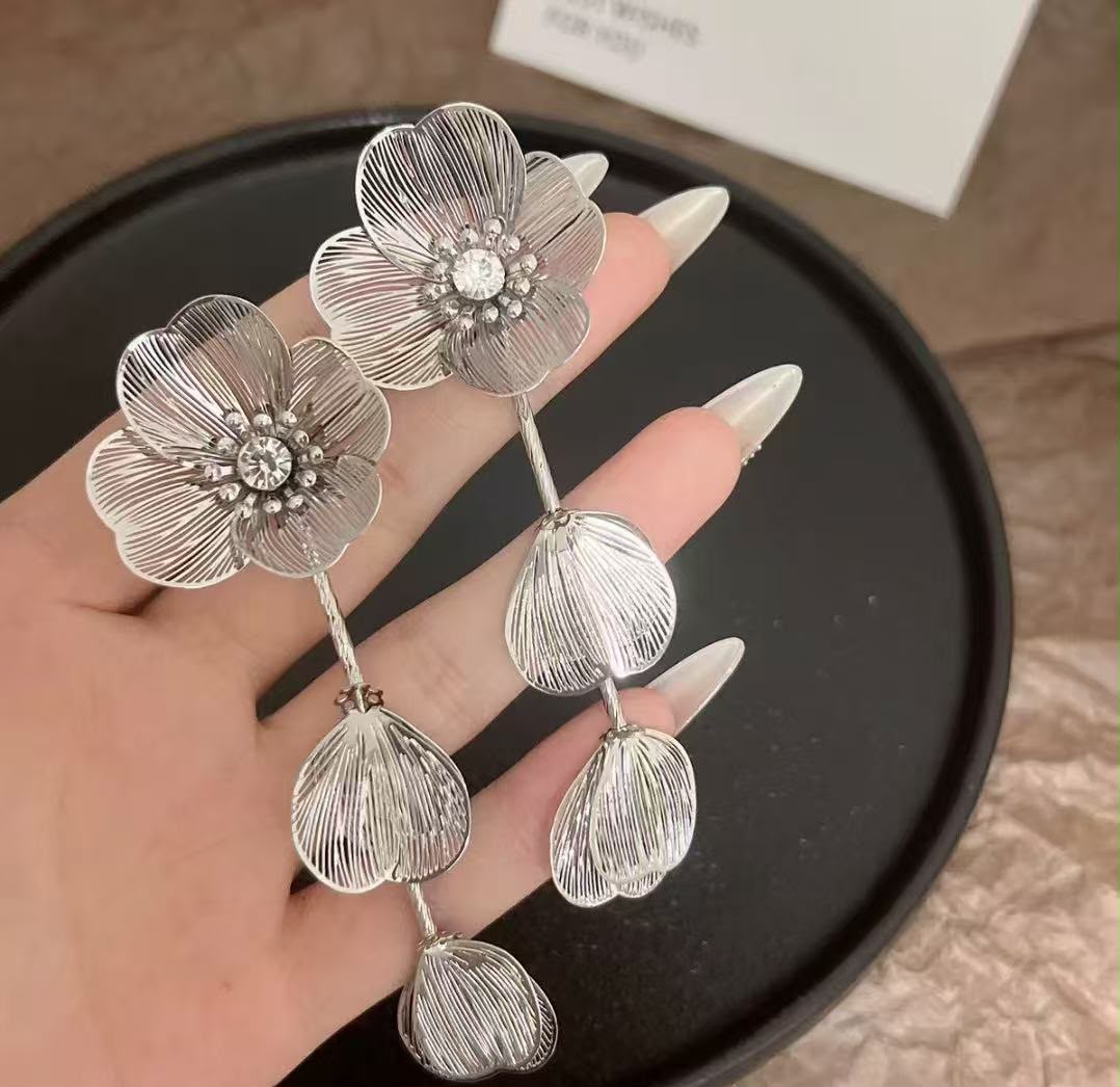 Transparent earrings