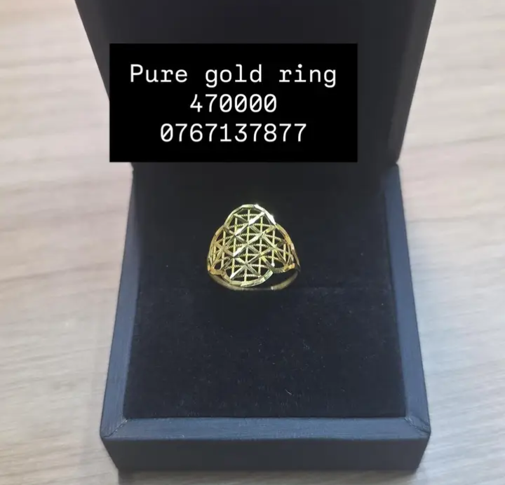 Pure gold ring C