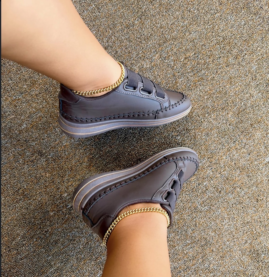 Leather shoe