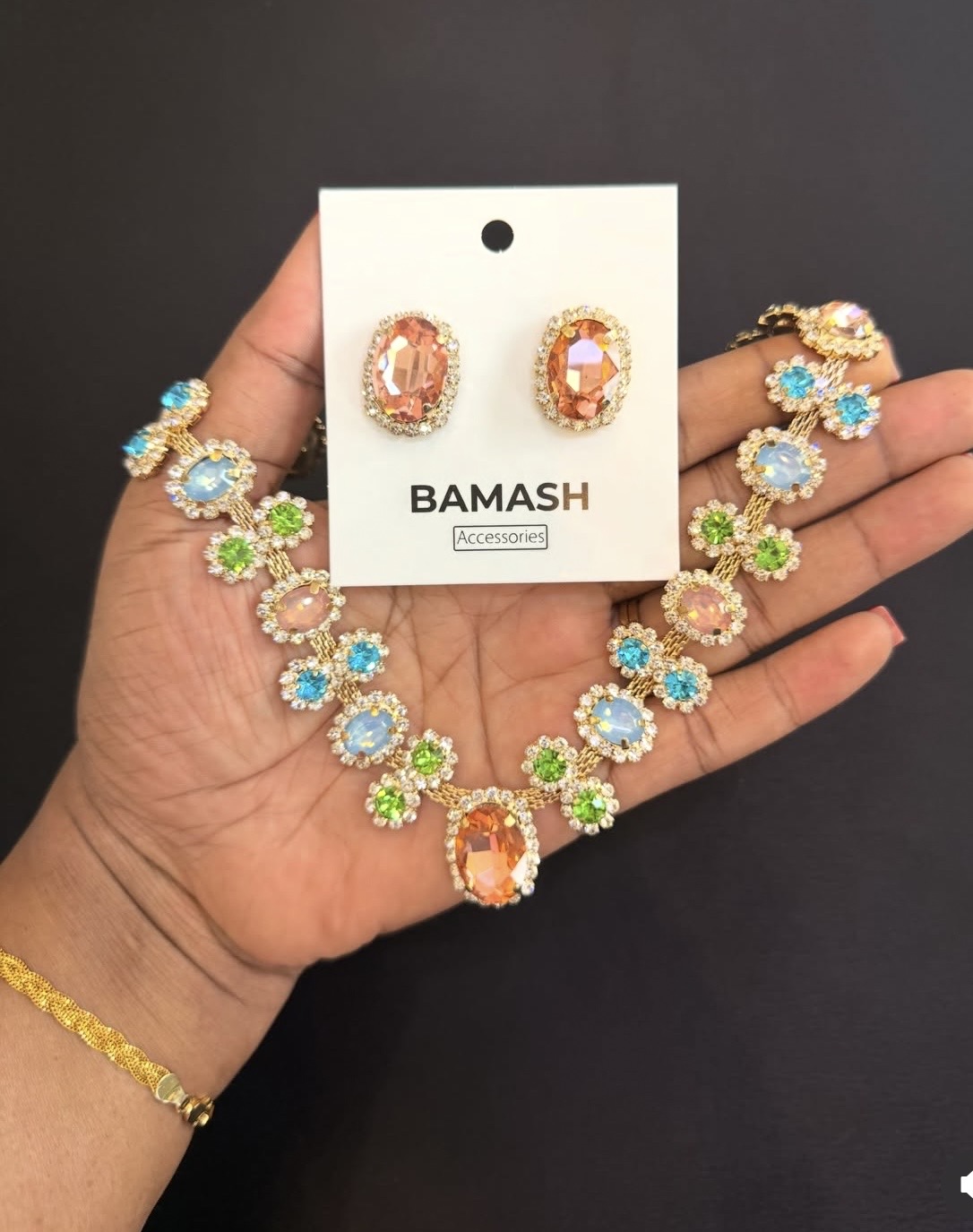 2color necklace set