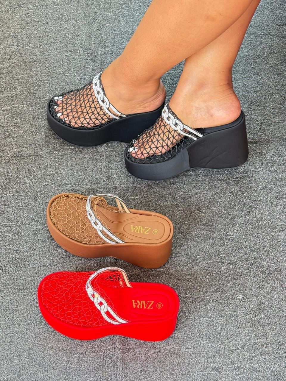 zara wedges