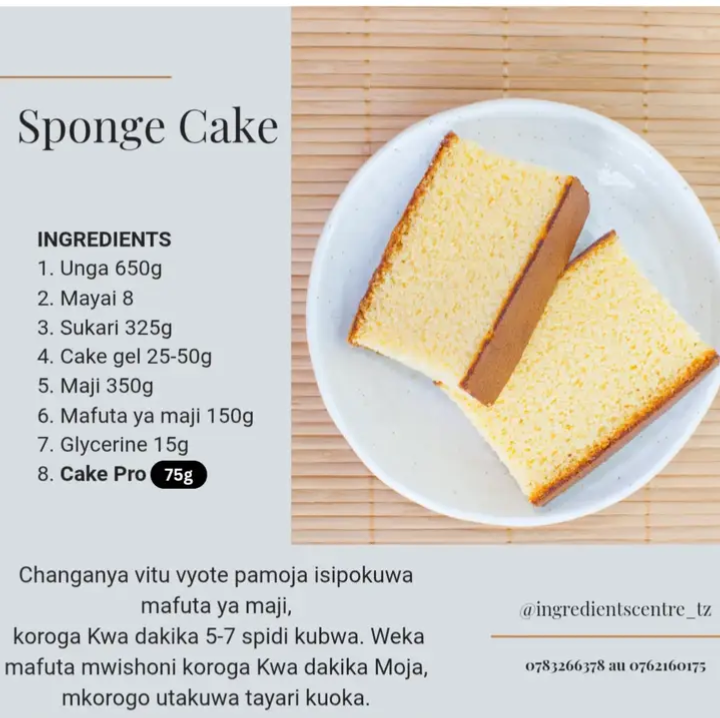 Cake pro/special for sponge cake
