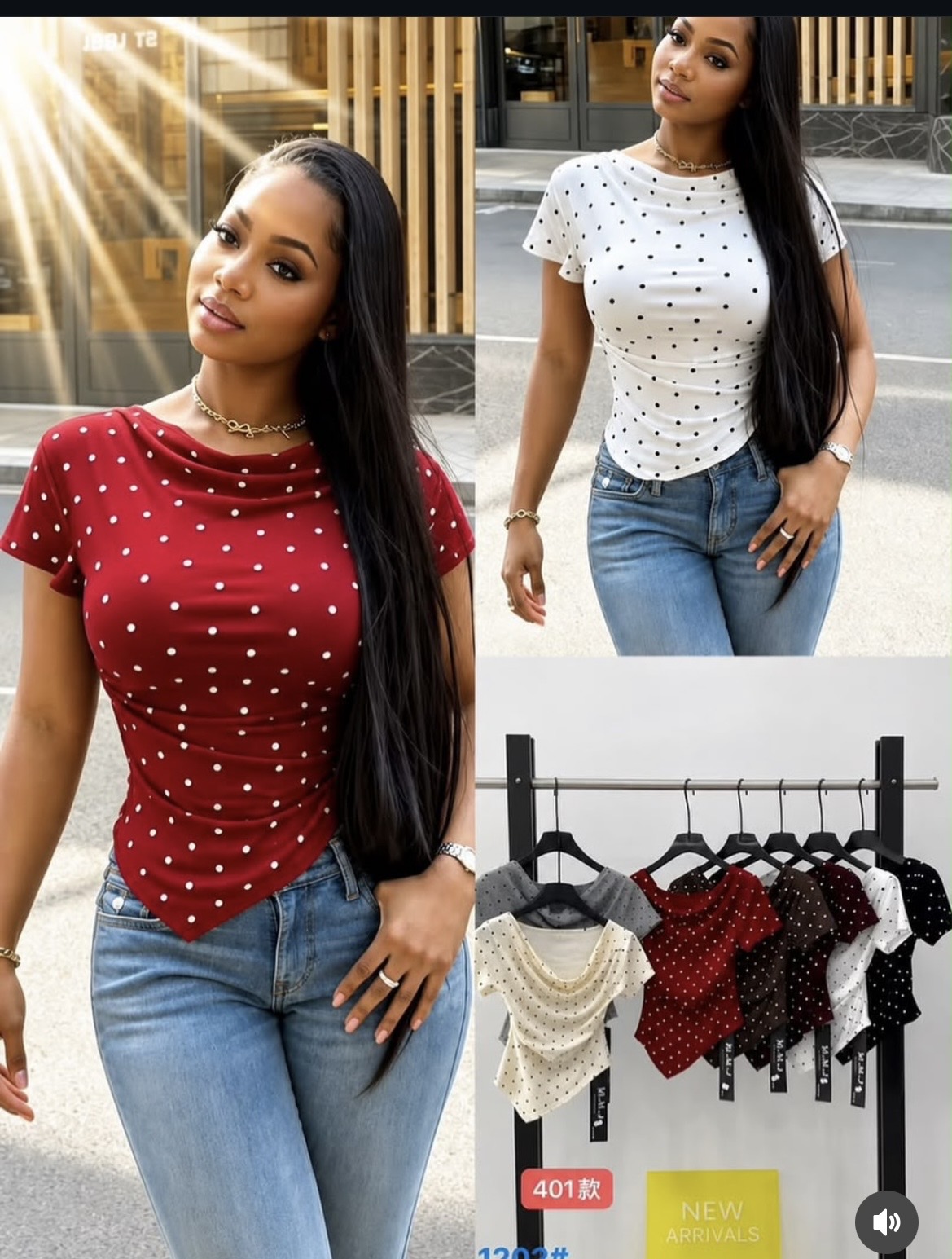 wide neck top