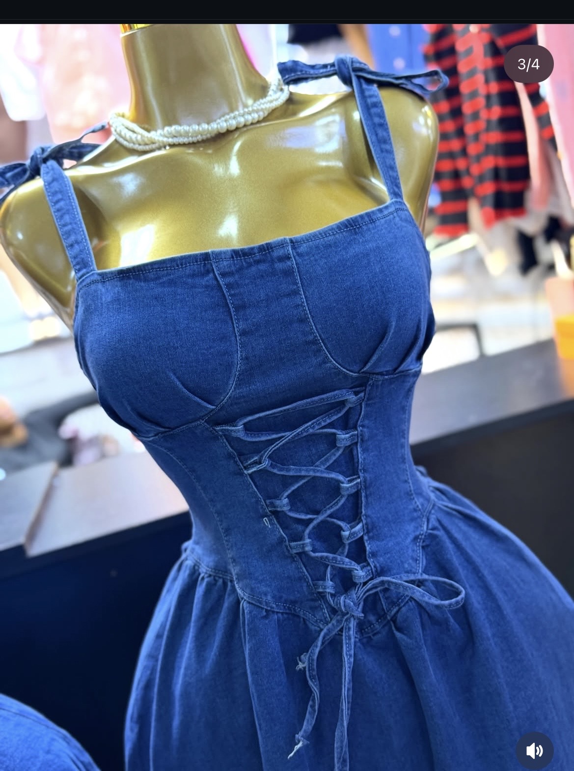 denim dress