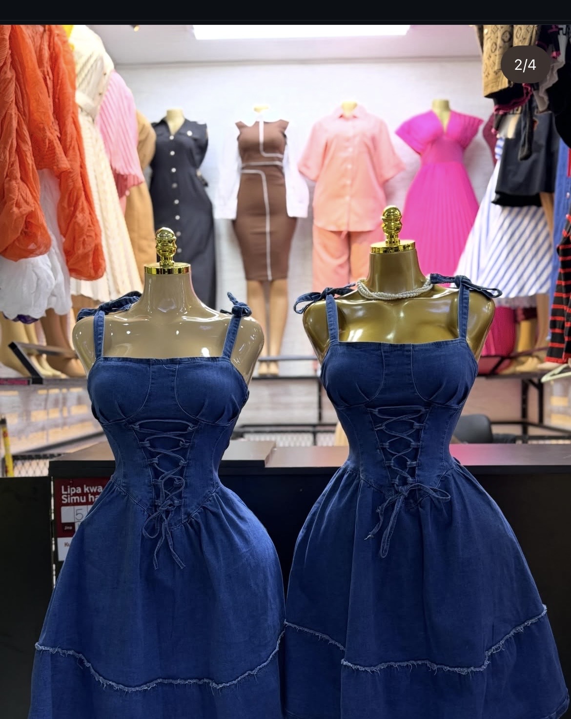 denim dress