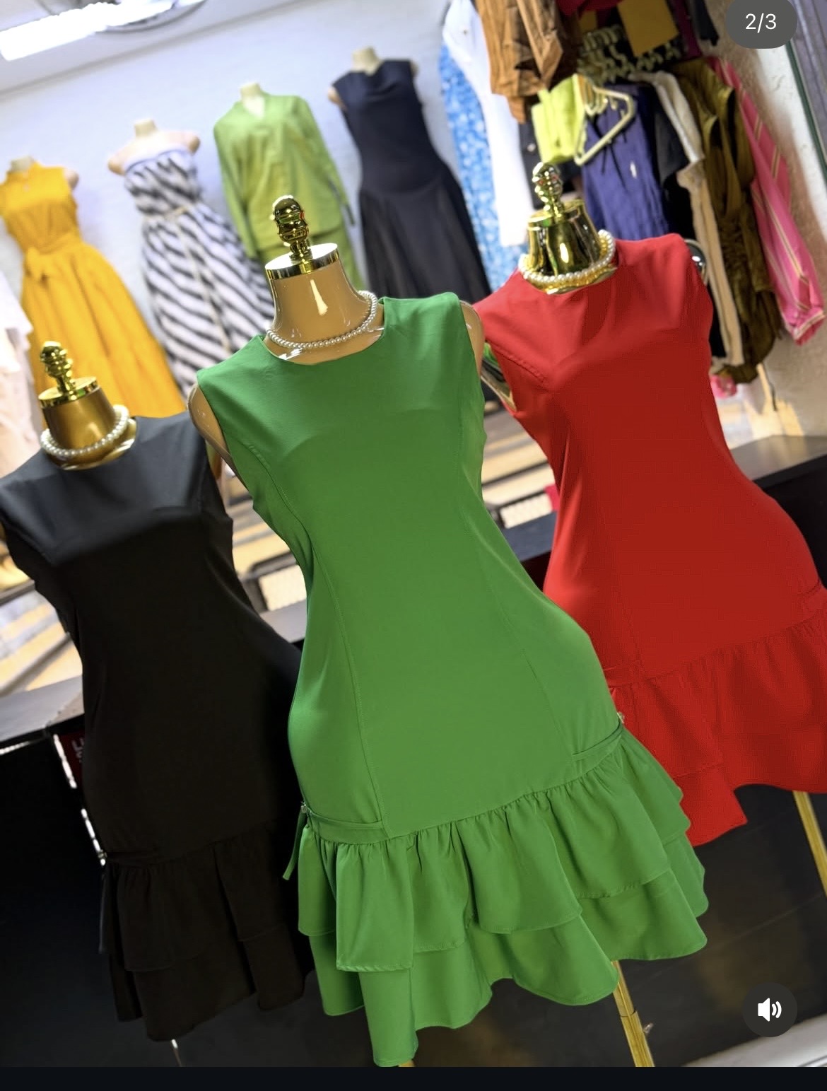 2layers short dress