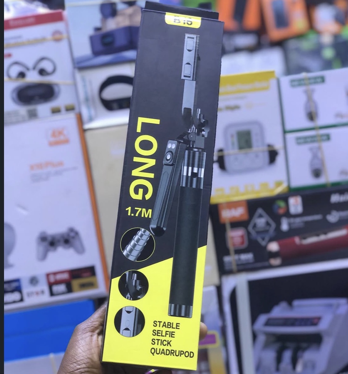 Stable selfie stick