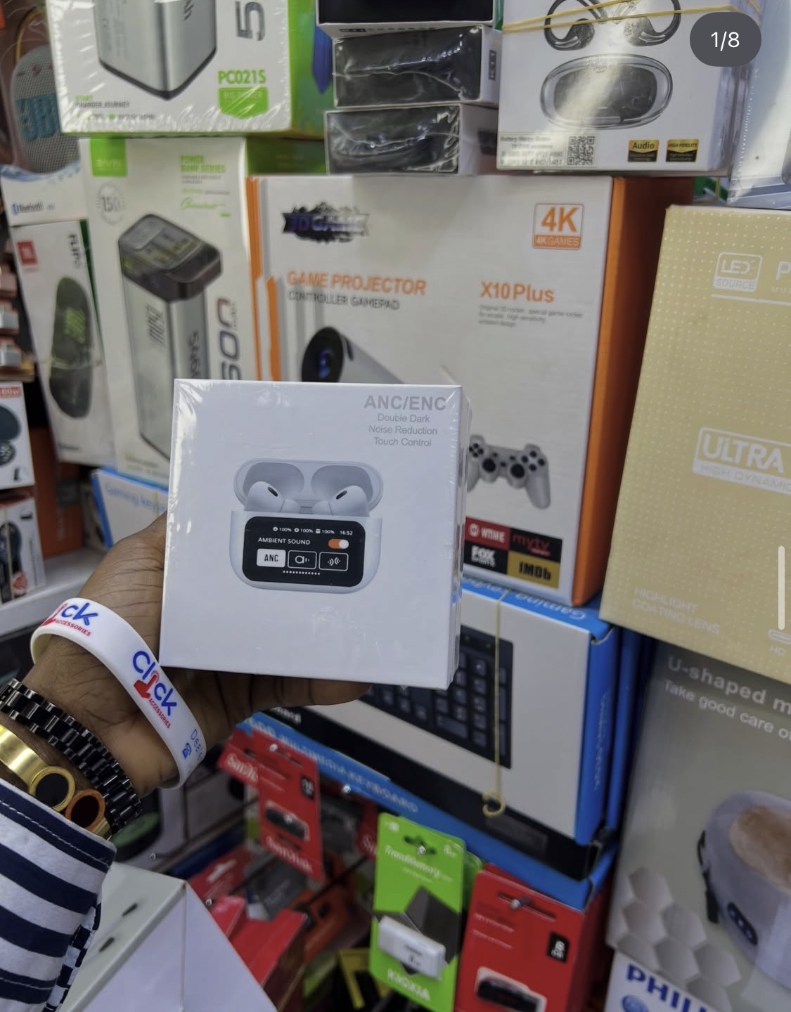 AirPods display