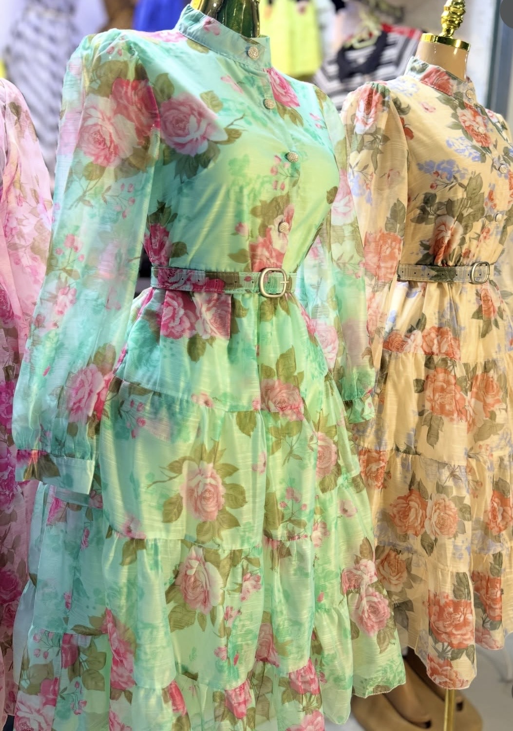 maxi dress with belt