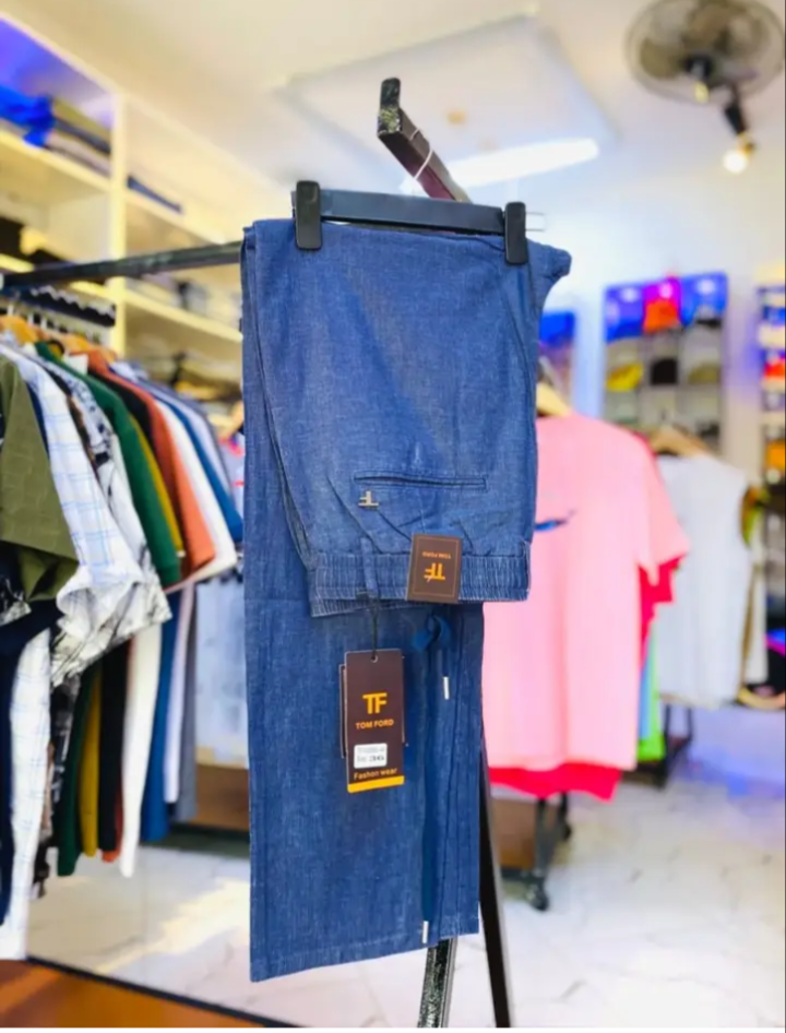 Linen joggers trousers