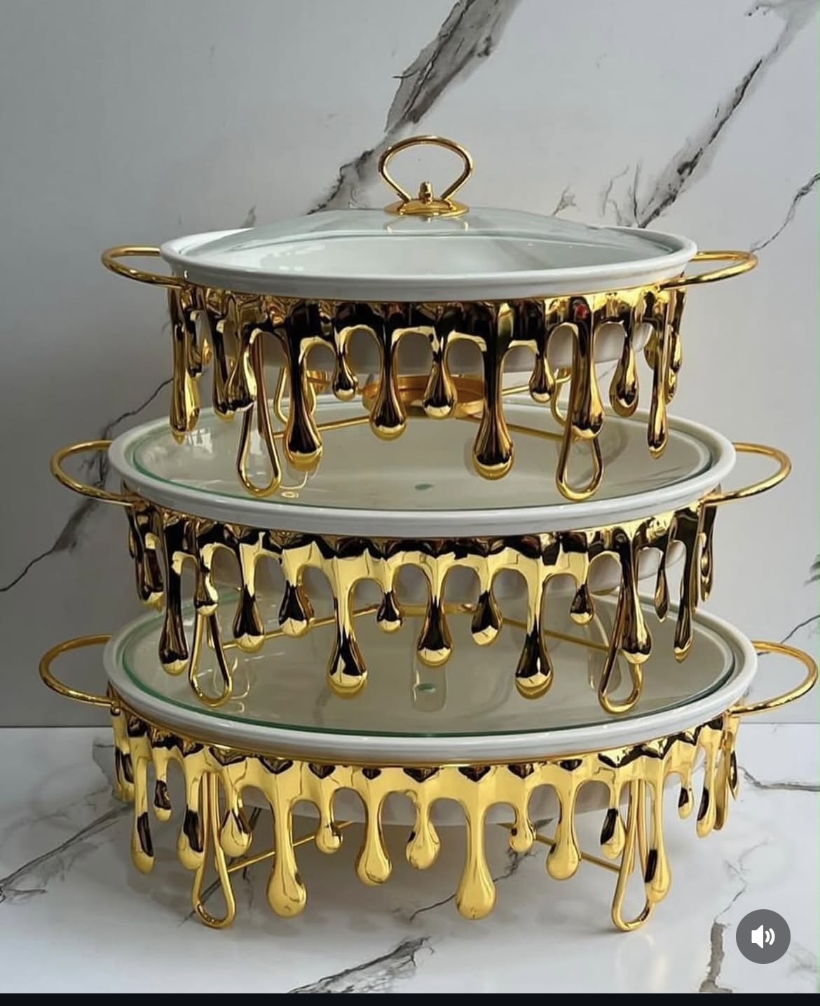 gold foot warmer