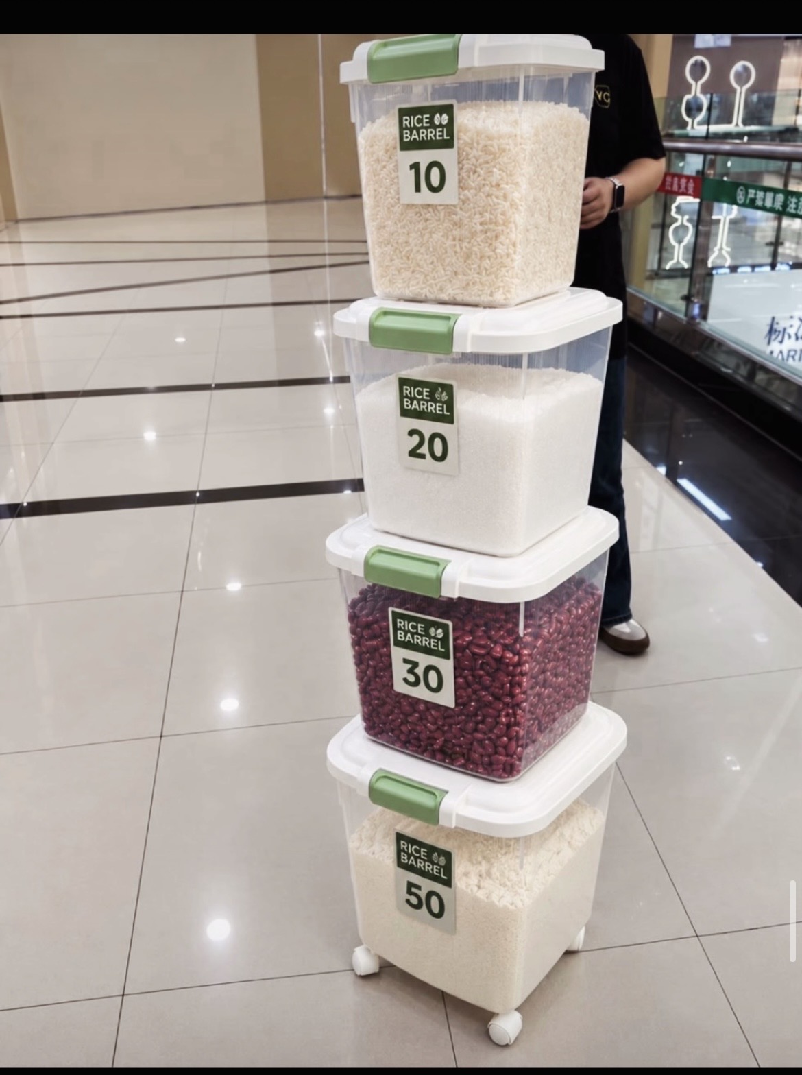 big rice buckets