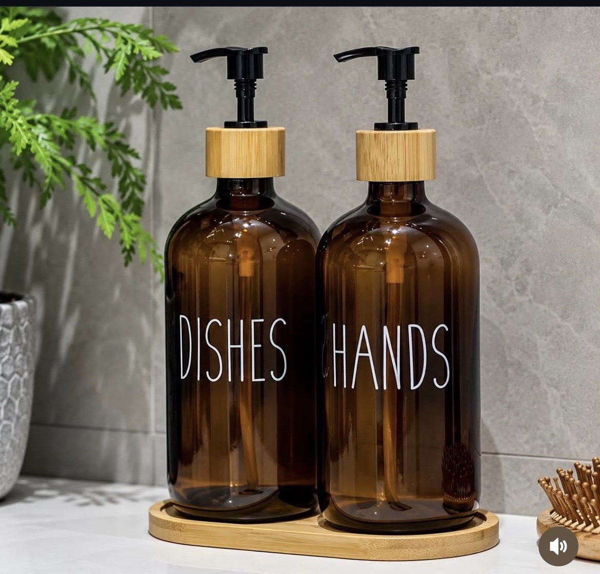 dispenser soap set