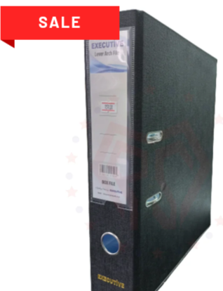 Box file-PVC-black-Executive