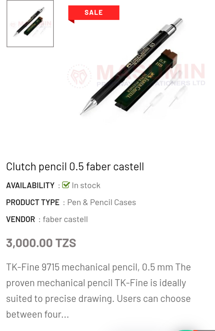 Clutch pencil 0.5 faber castell
