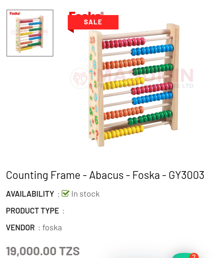 Counting frame