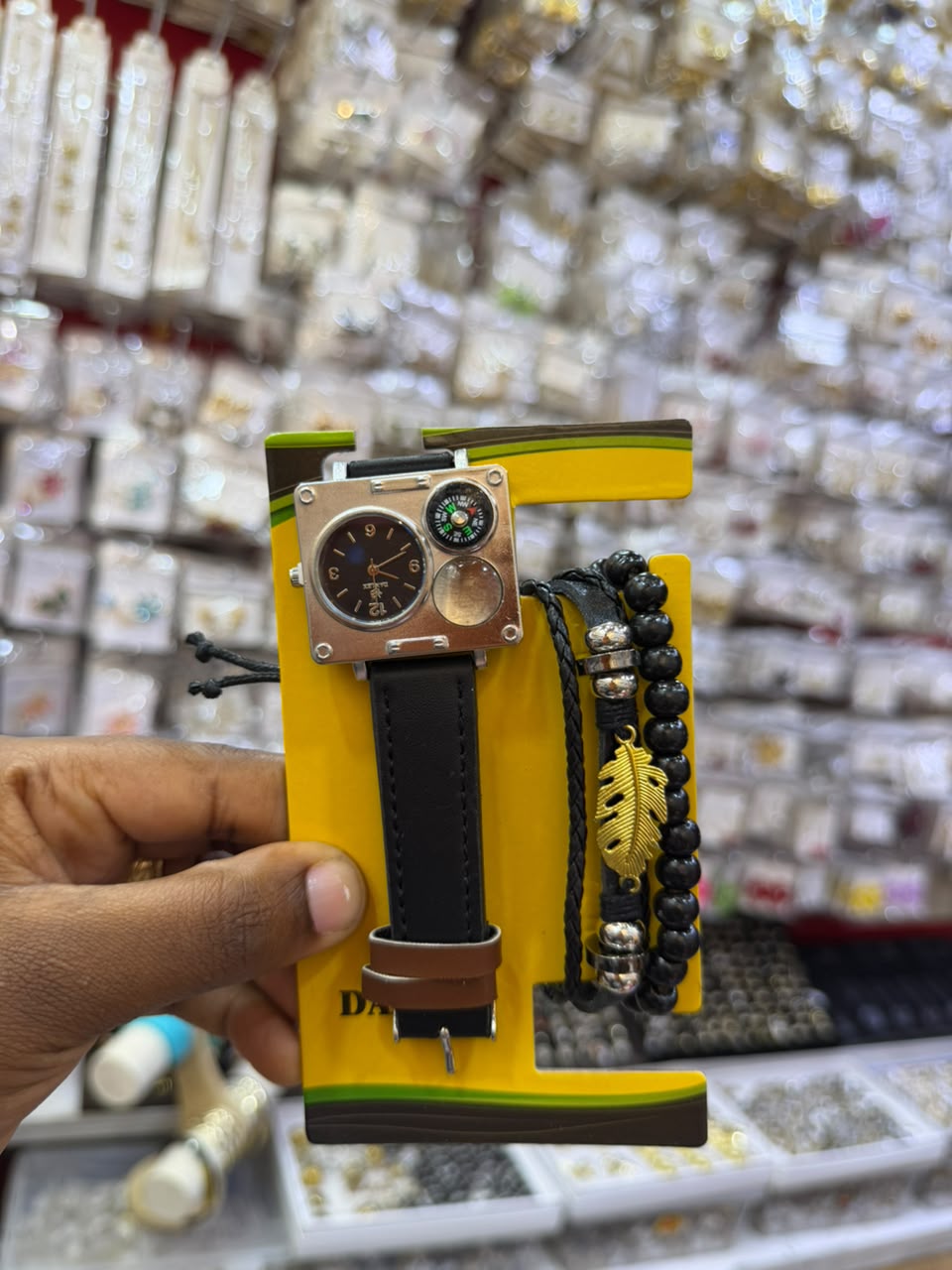 Male watch with navigation
