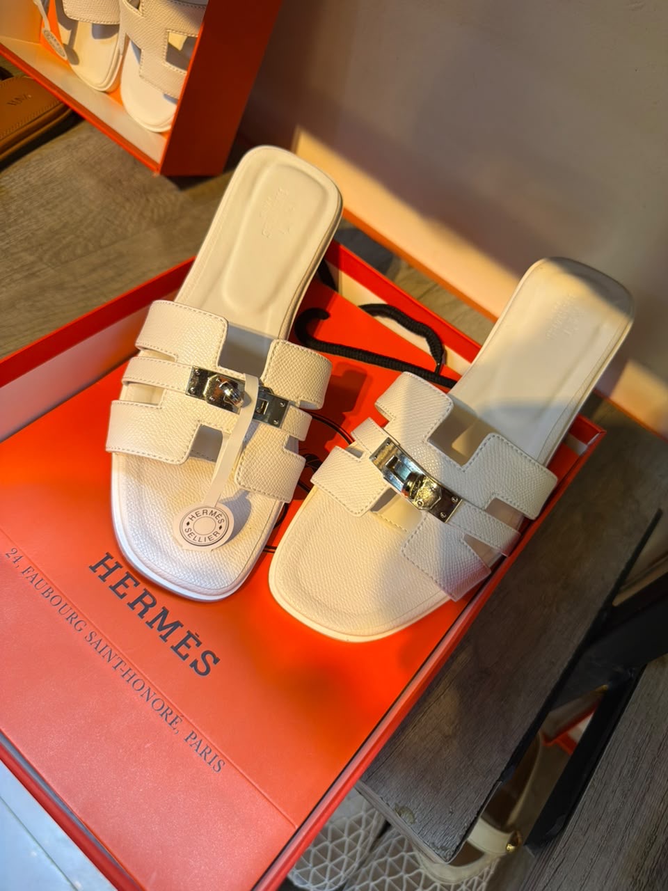 hermes slipper