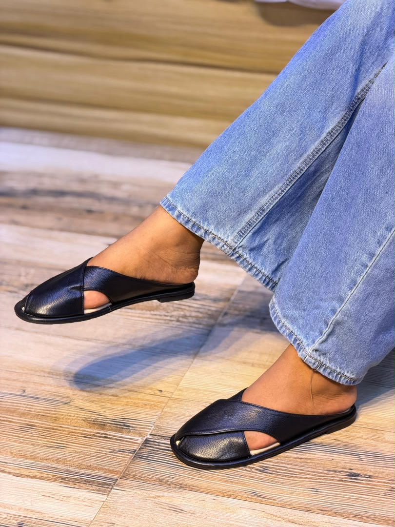 zara open back sandals