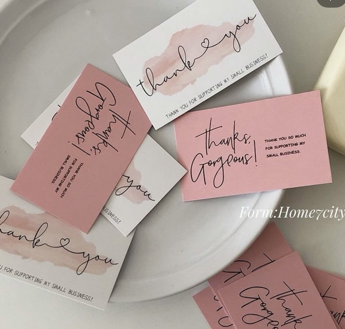 thank you card