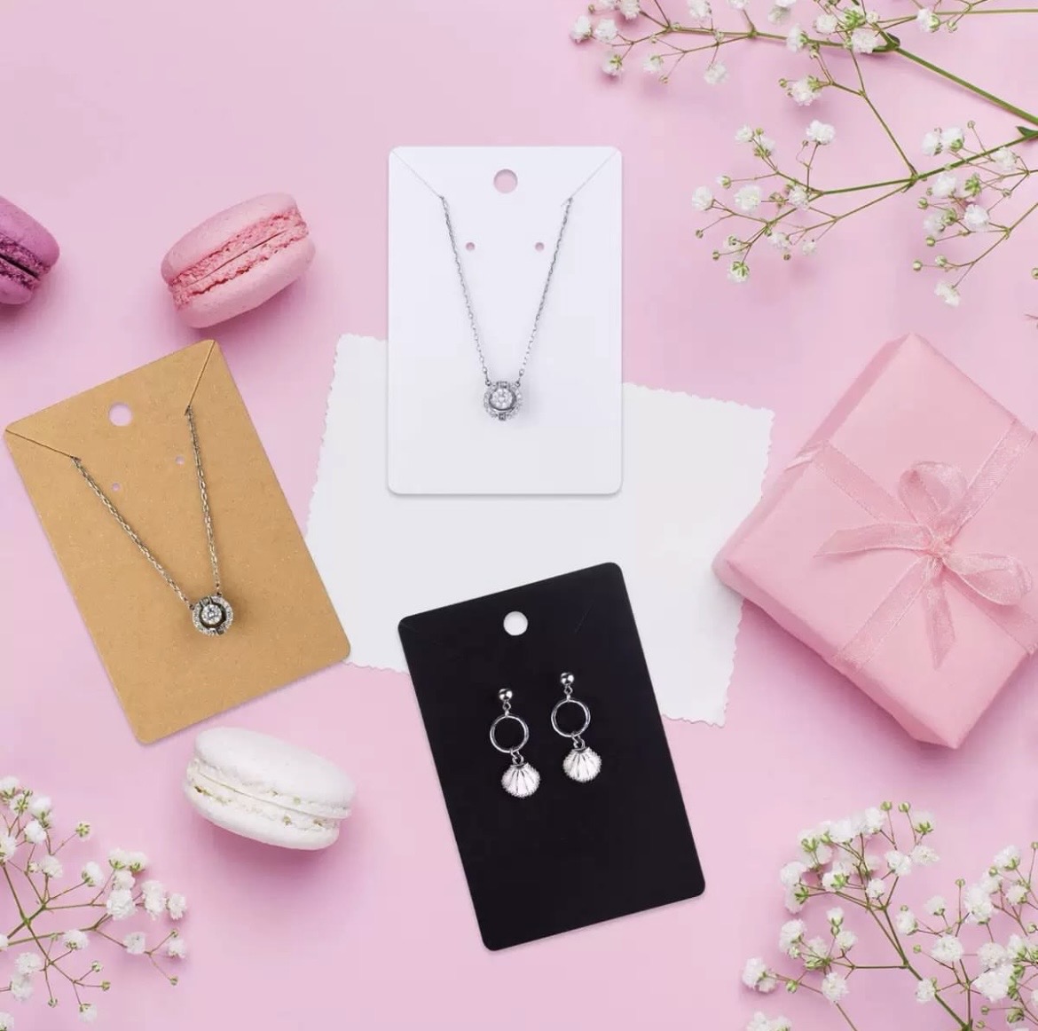 jewelry display card