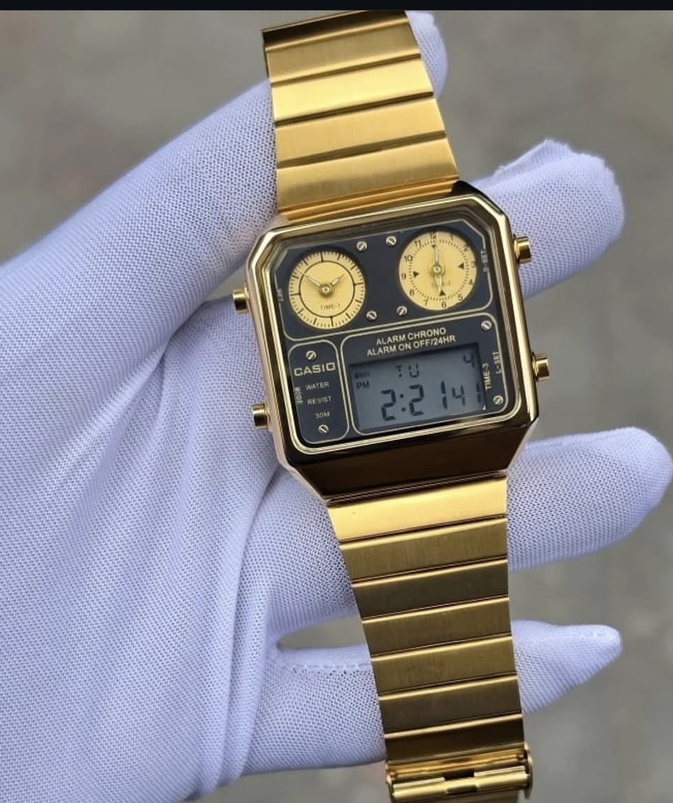casio vintage gold