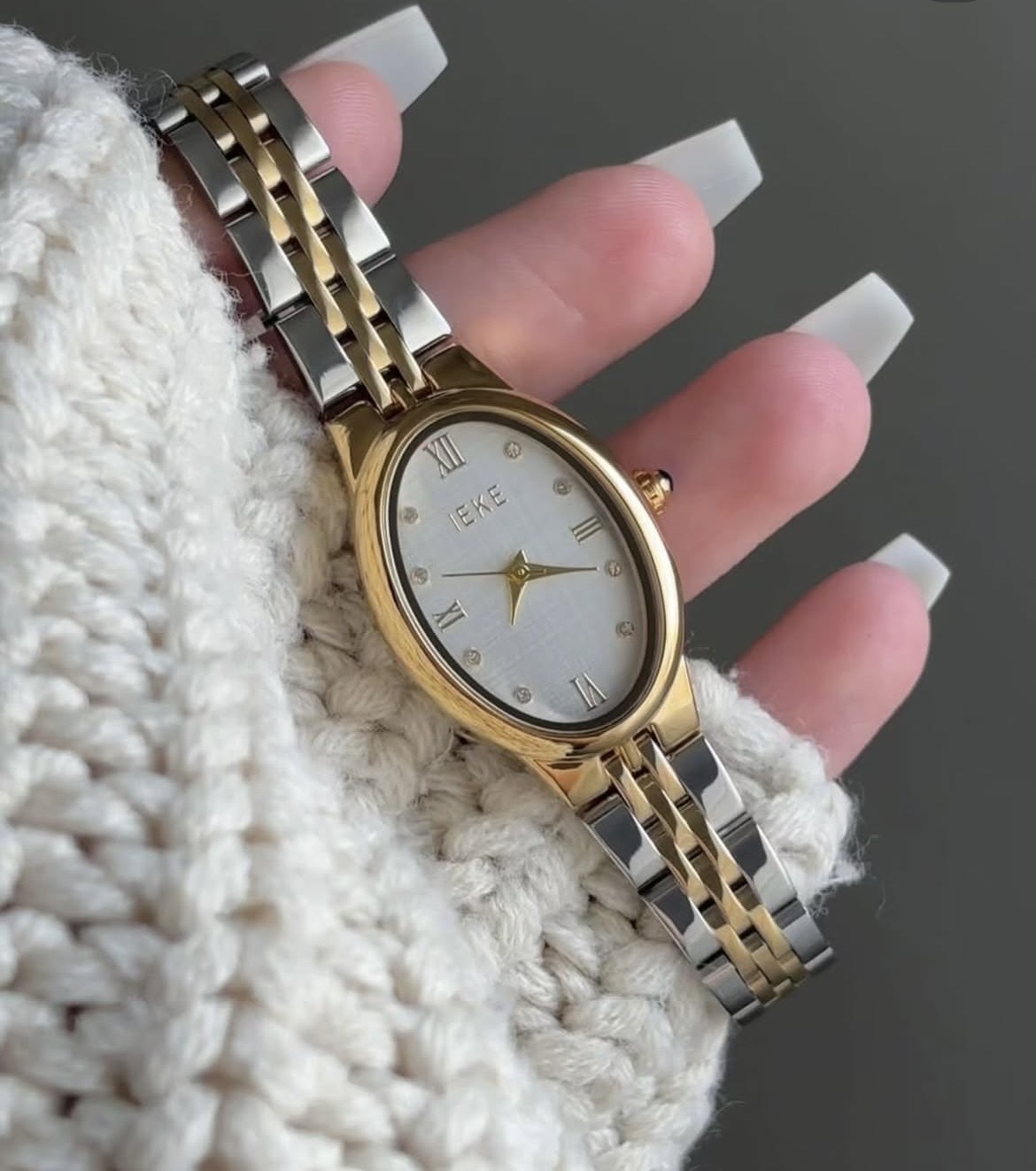 ieke gold oval
