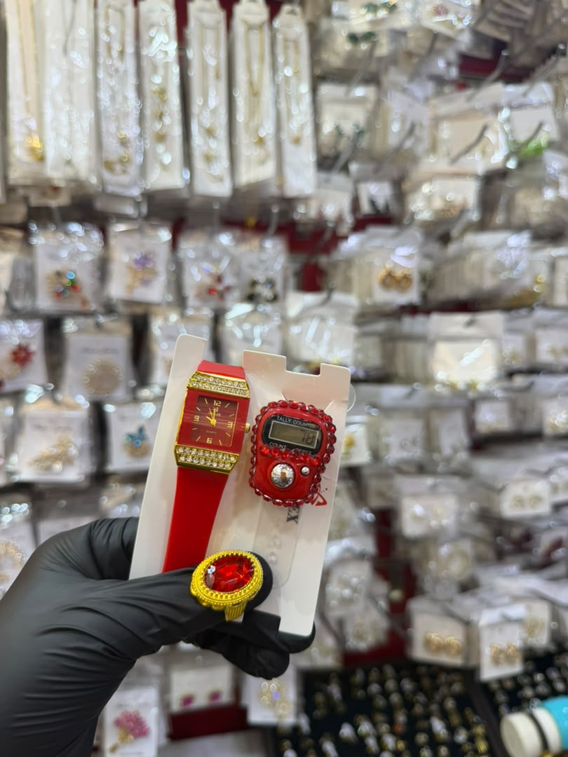 Red watch and Tally Counter